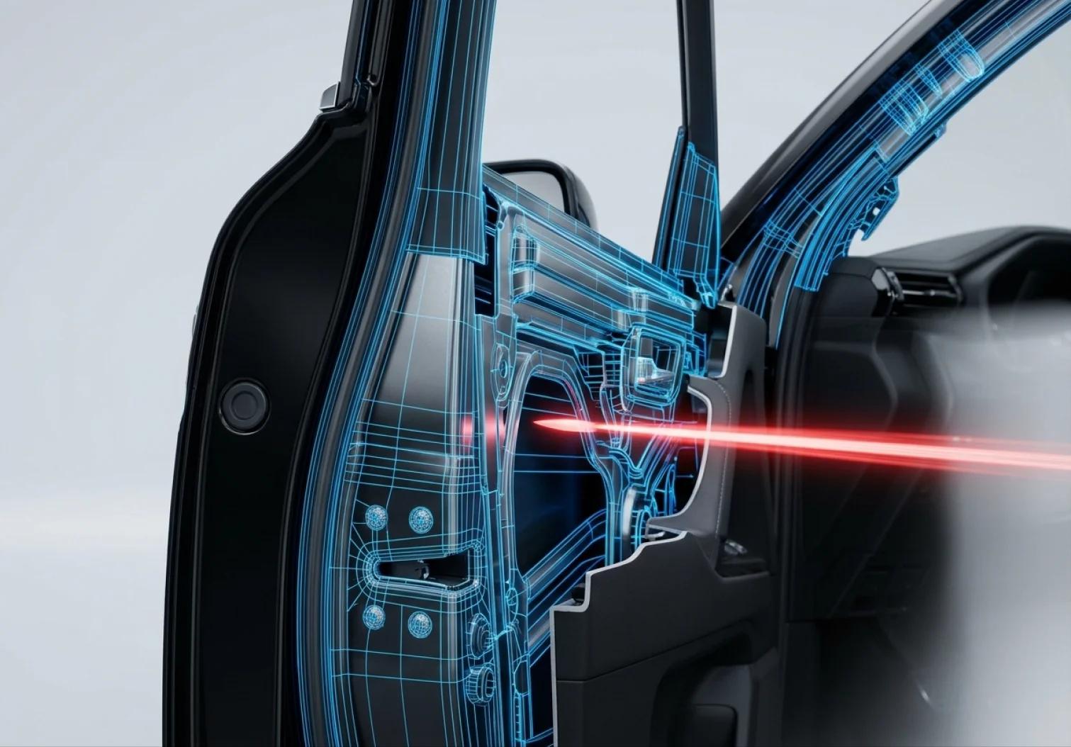Armoured Door Overlap System