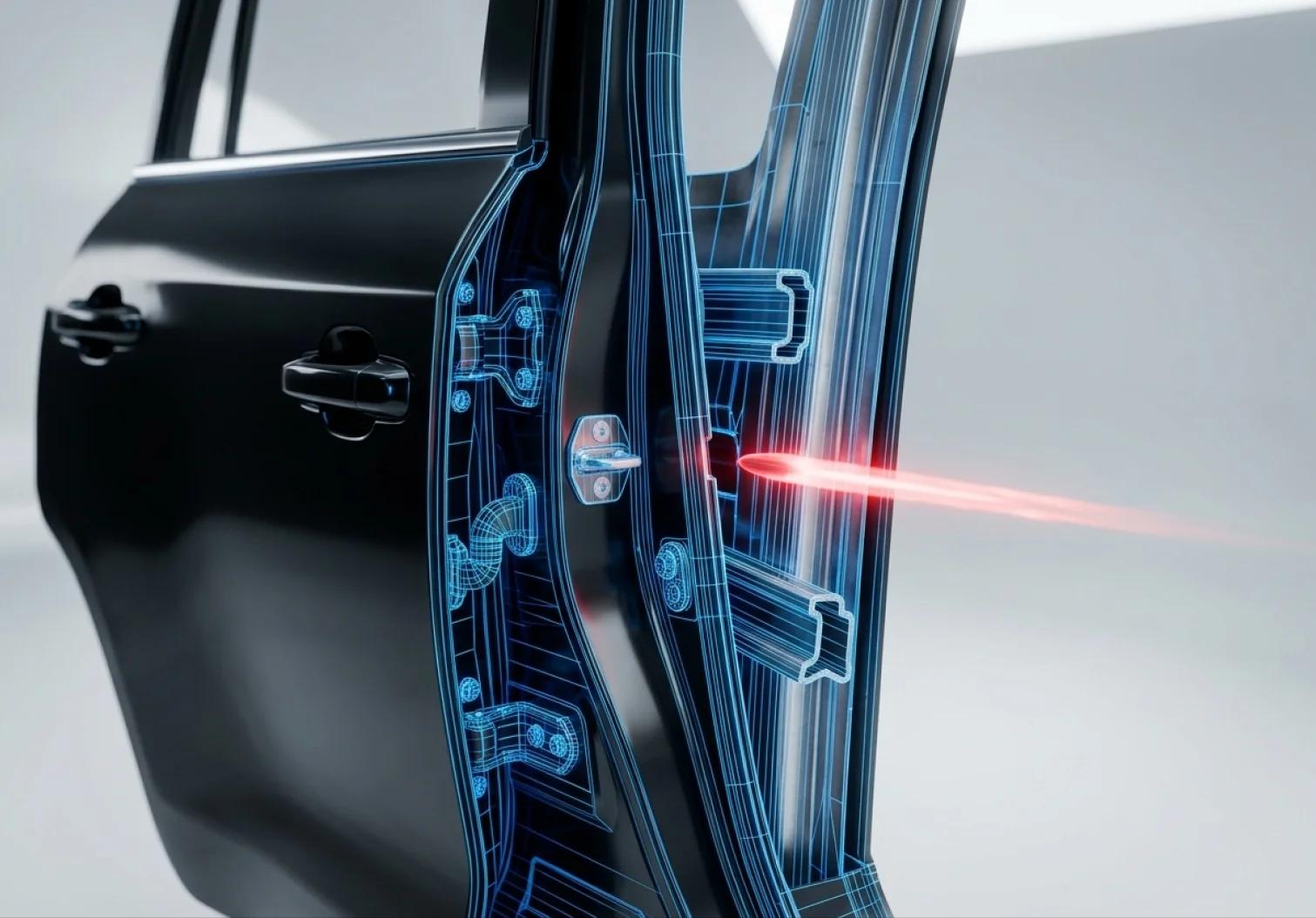 Armoured Door Overlap System