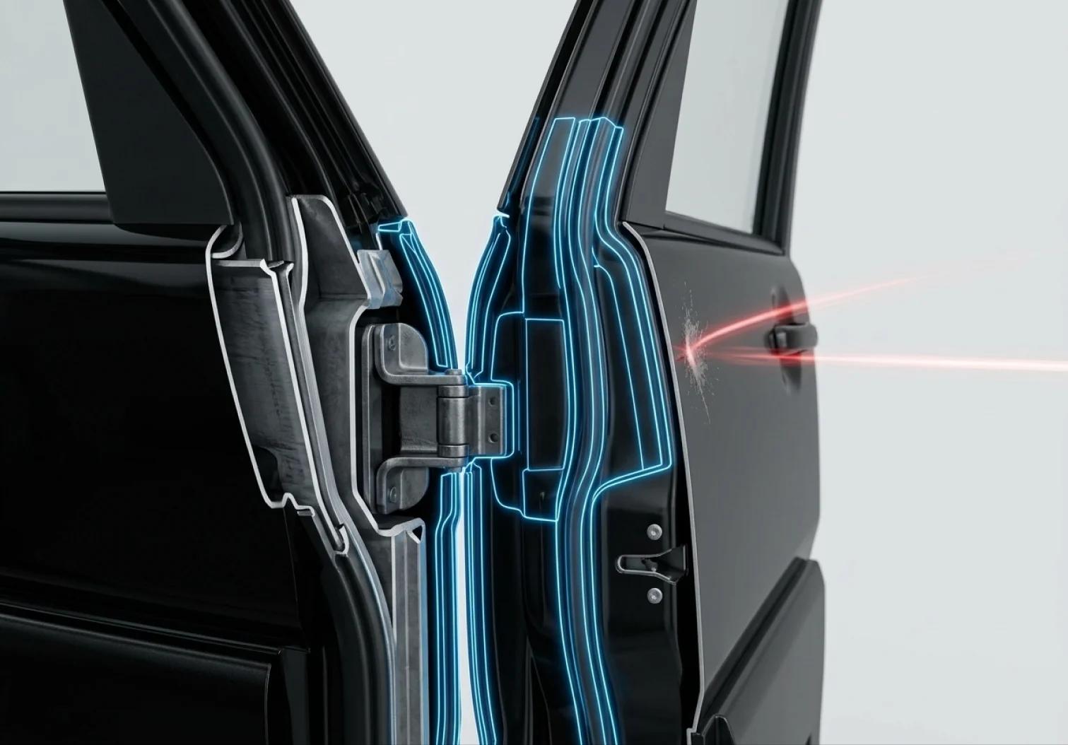 Armoured Door Overlap System