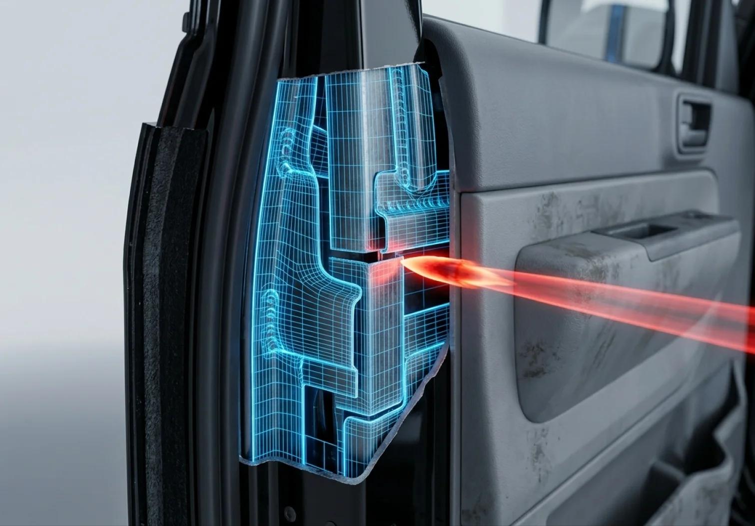 Armoured Door Overlap System