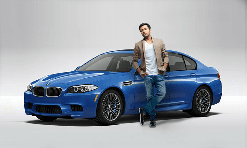 Two Icons: Rohit Sharma and his BMW M5